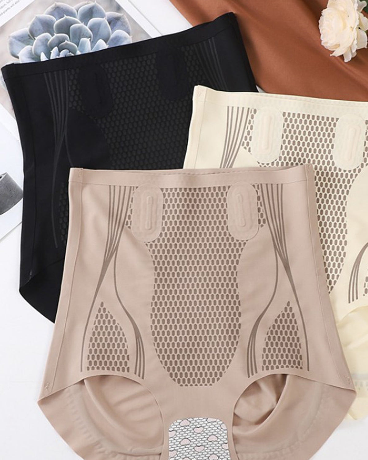 Marlene | High-Waist Seamless Control Briefs