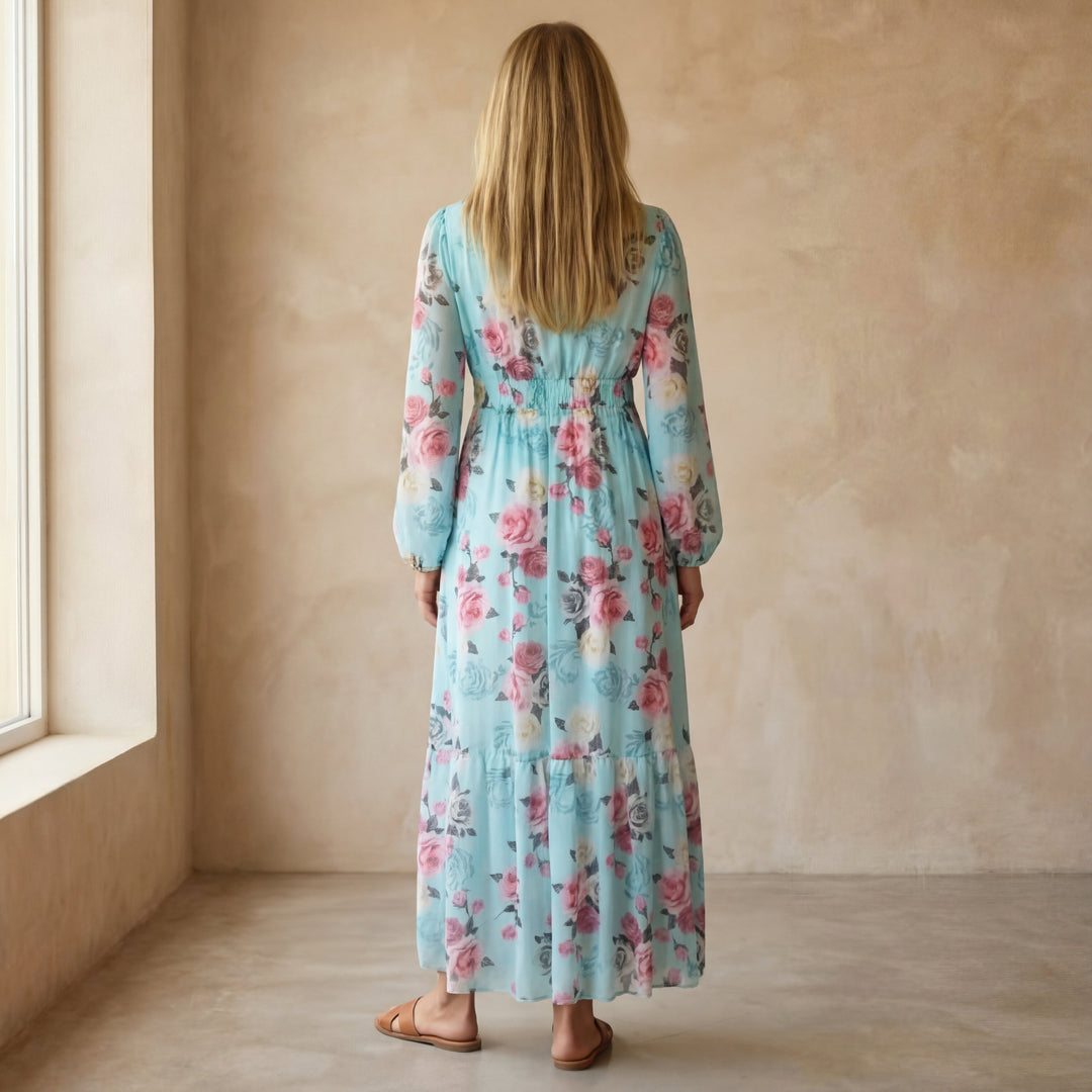 Arianna | Floral Print Midi Dress