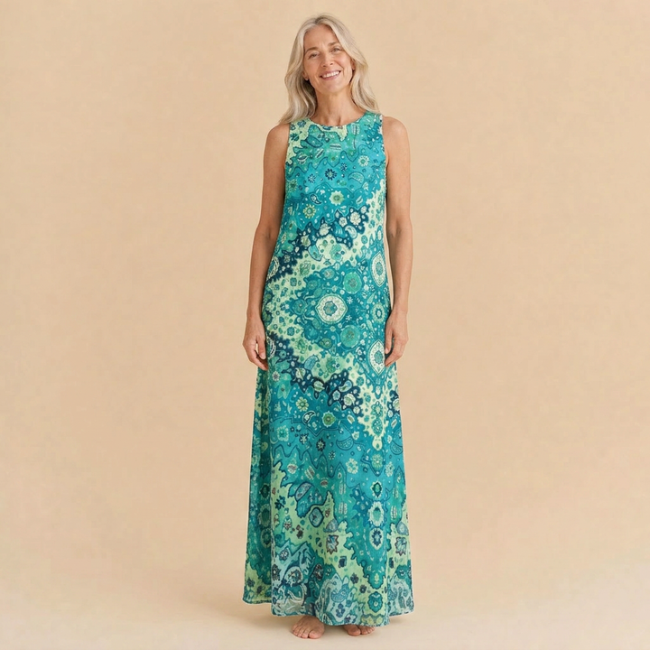 Bea™ | Boho Floral Midi Sundress