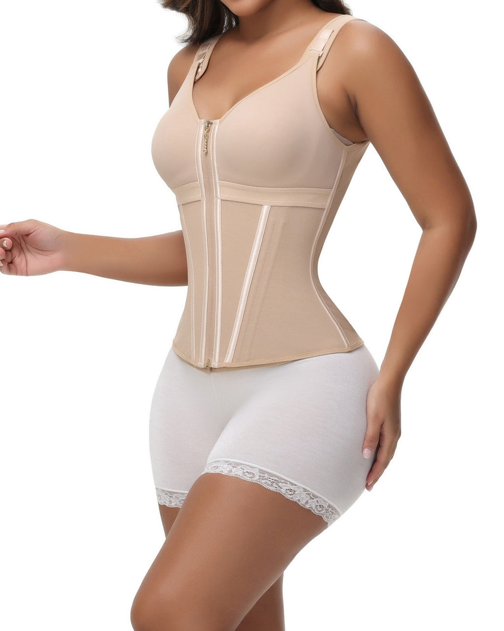 Dolores | Latex Corset Vest with Bra