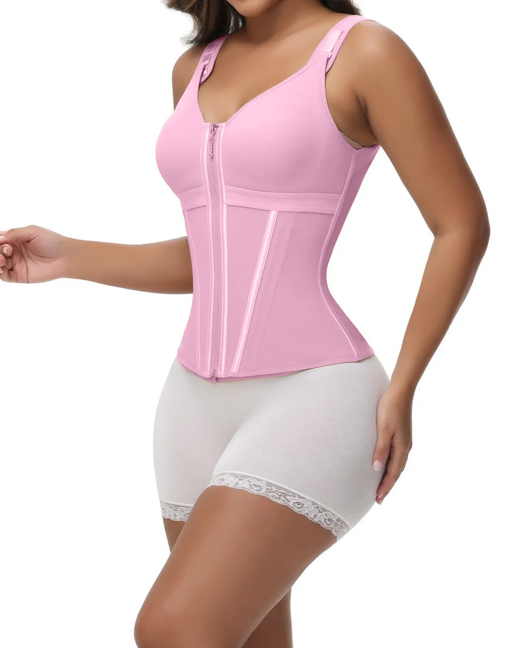 Dolores | Latex Corset Vest with Bra