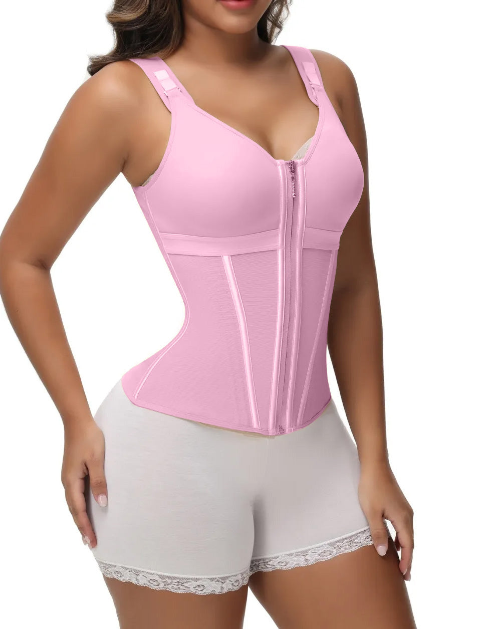 Dolores | Latex Corset Vest with Bra