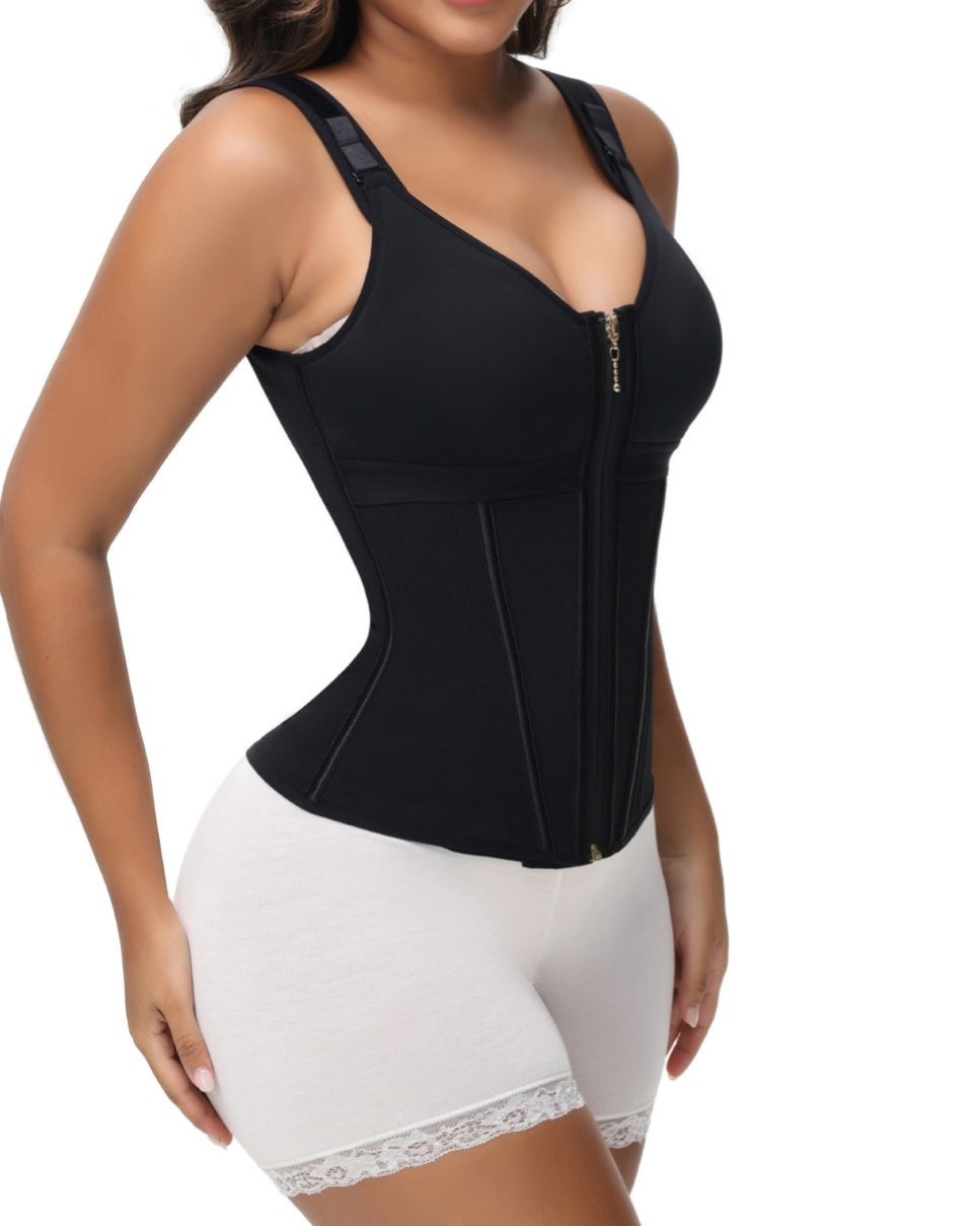 Dolores | Latex Corset Vest with Bra