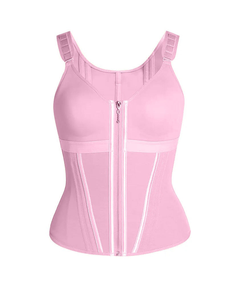 Dolores | Latex Corset Vest with Bra