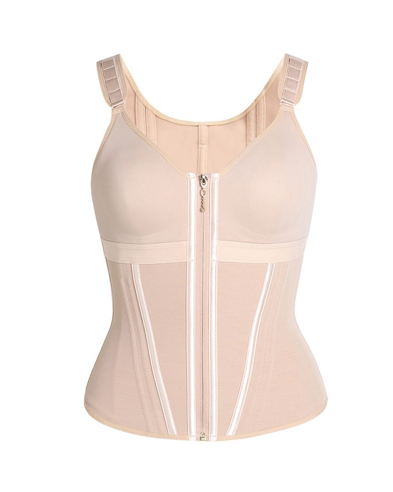 Dolores | Latex Corset Vest with Bra