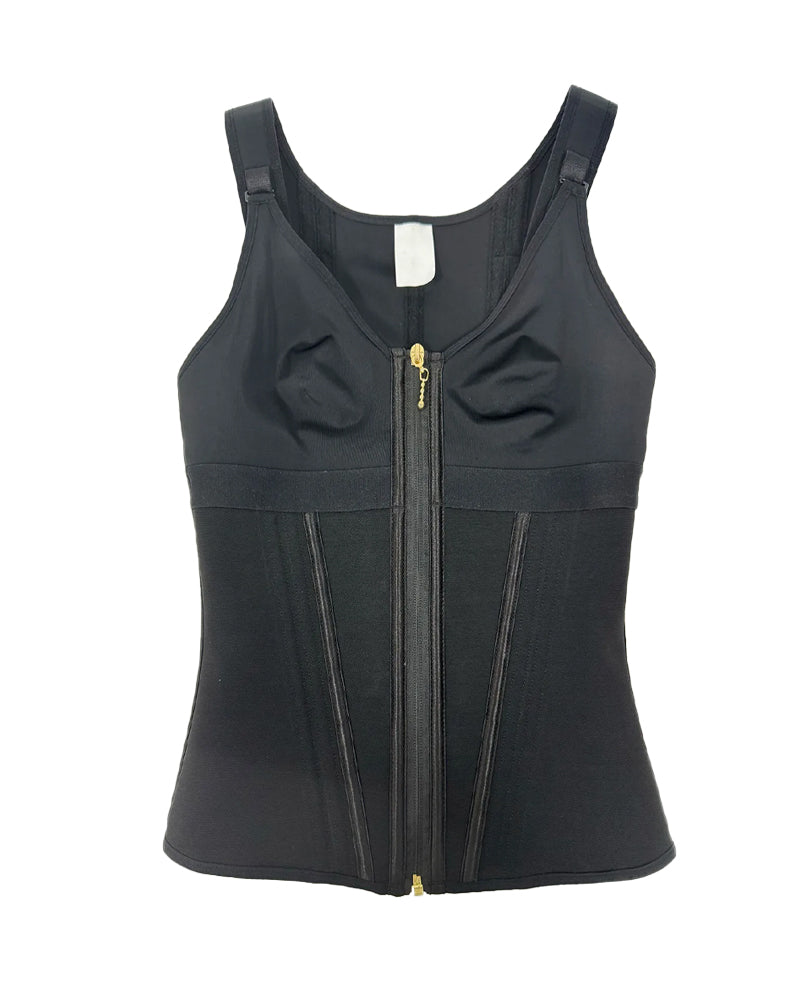 Dolores | Latex Corset Vest with Bra