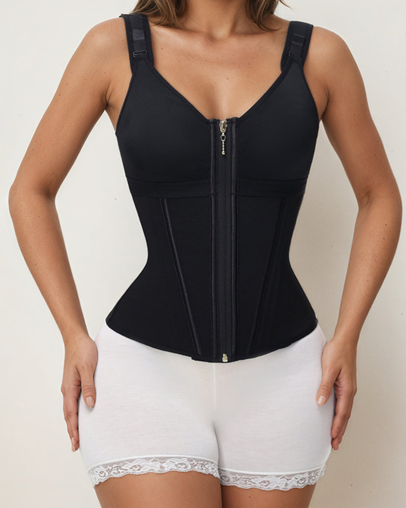 Dolores | Latex Corset Vest with Bra