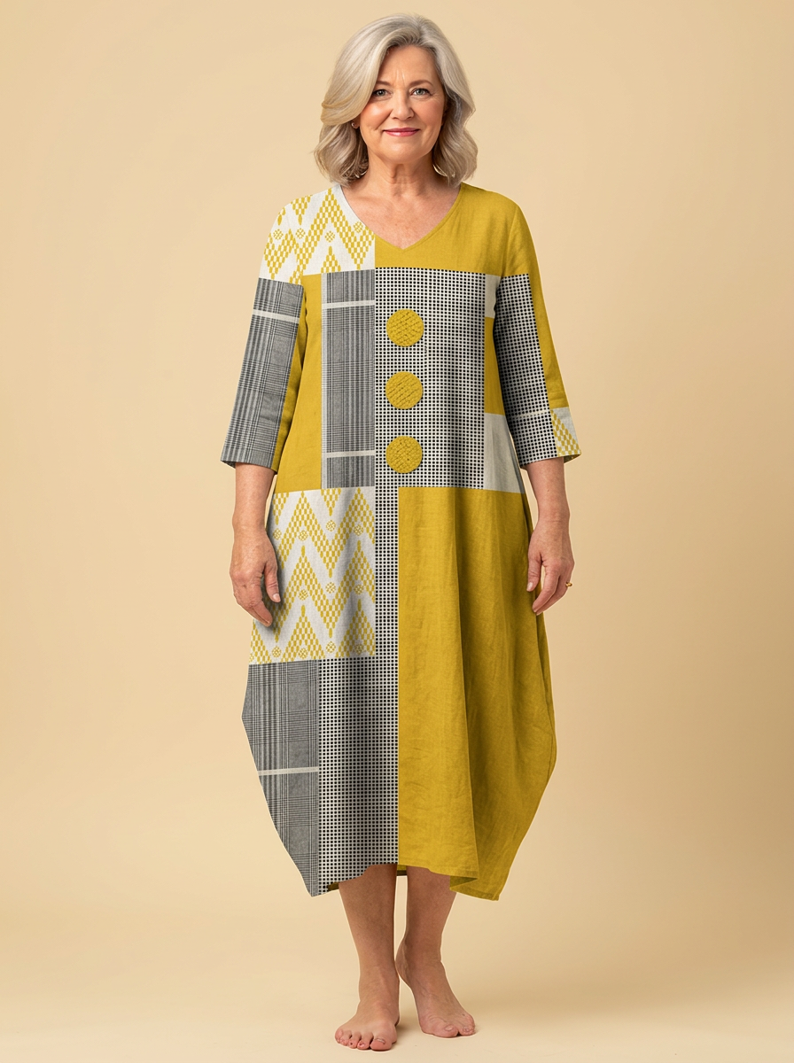 Emma | Easygoing Art-Print Dress