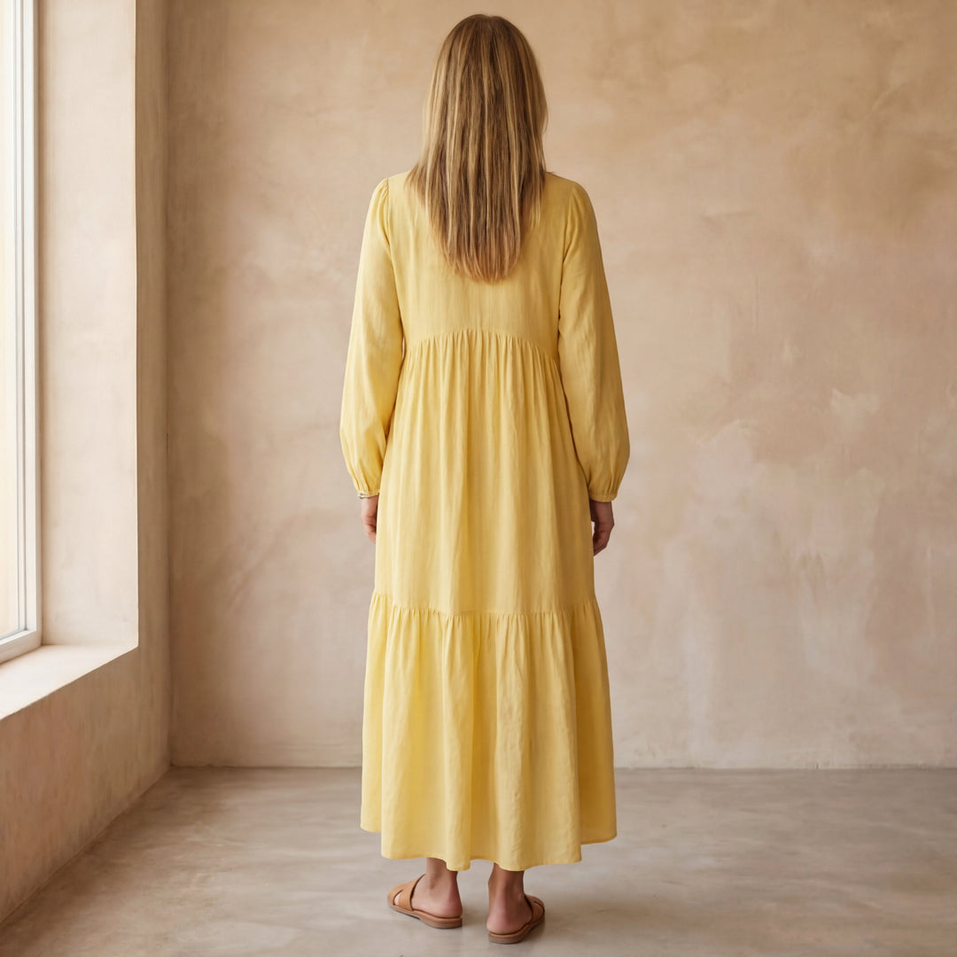 Saredas | Comfy Cotton Midi Dress