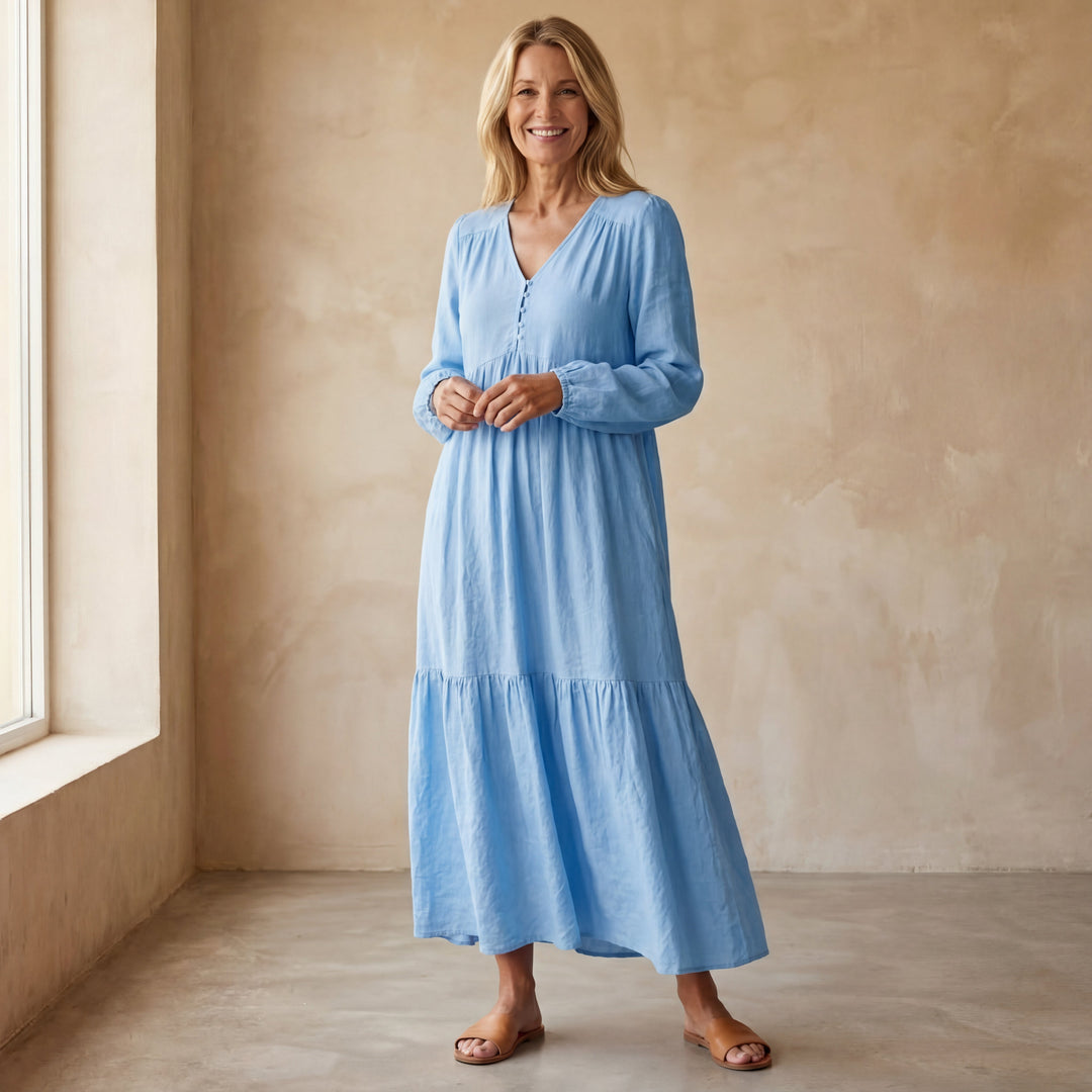 Saredas | Comfy Cotton Midi Dress