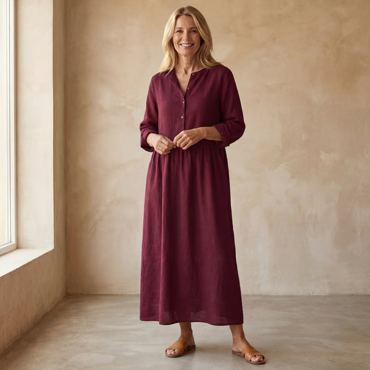 Marana | Casual Cotton Maxi Dress