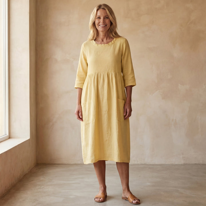Saradai | Stylish Cotton Midi Dress