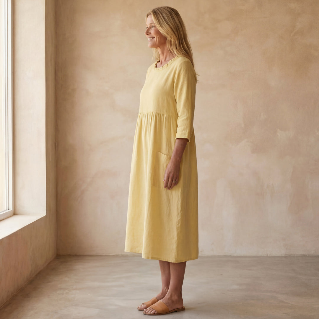 Saradai | Stylish Cotton Midi Dress