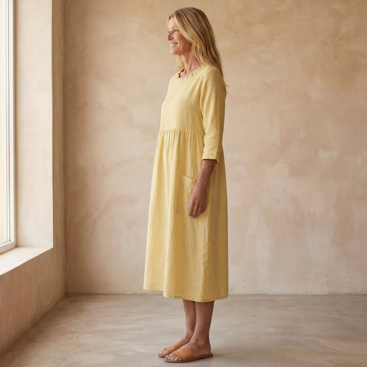 Saradai | Stylish Cotton Midi Dress