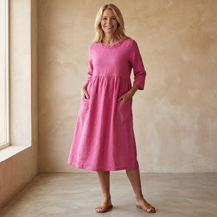 Saradai | Stylish Cotton Midi Dress
