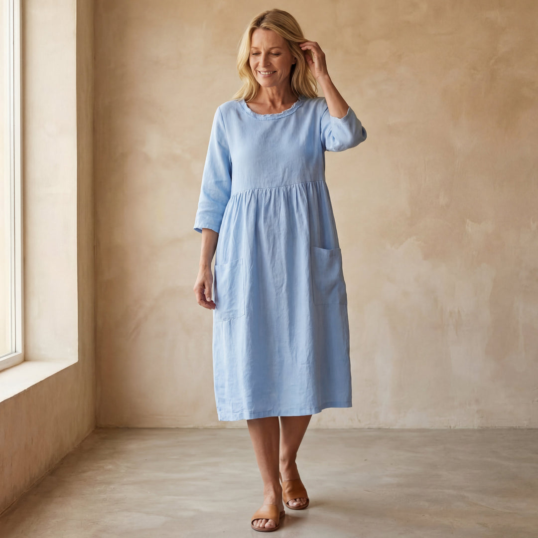 Saradai | Stylish Cotton Midi Dress