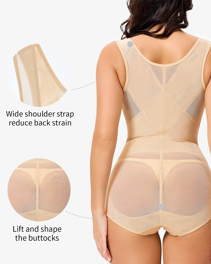 Prudence | Sheer-Mesh Control Bodysuit