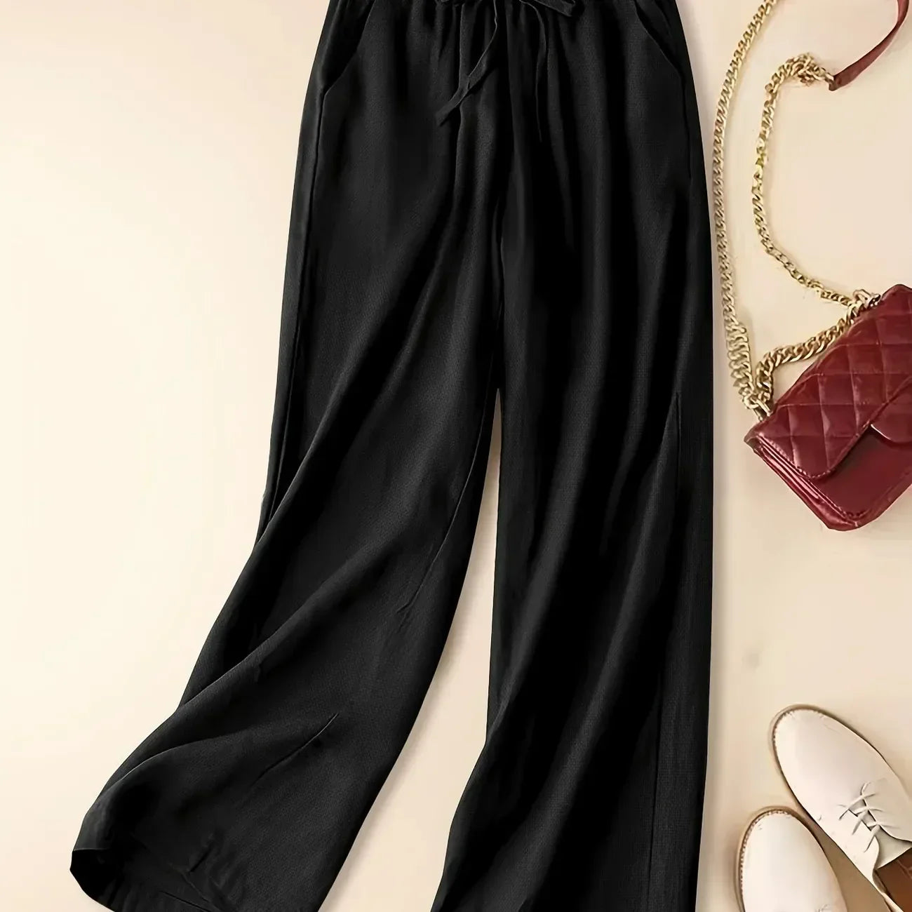 Cherry | Relaxed Drawstring Pants