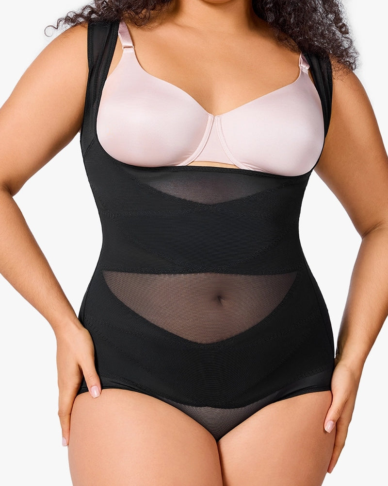 Prudence | Sheer-Mesh Control Bodysuit