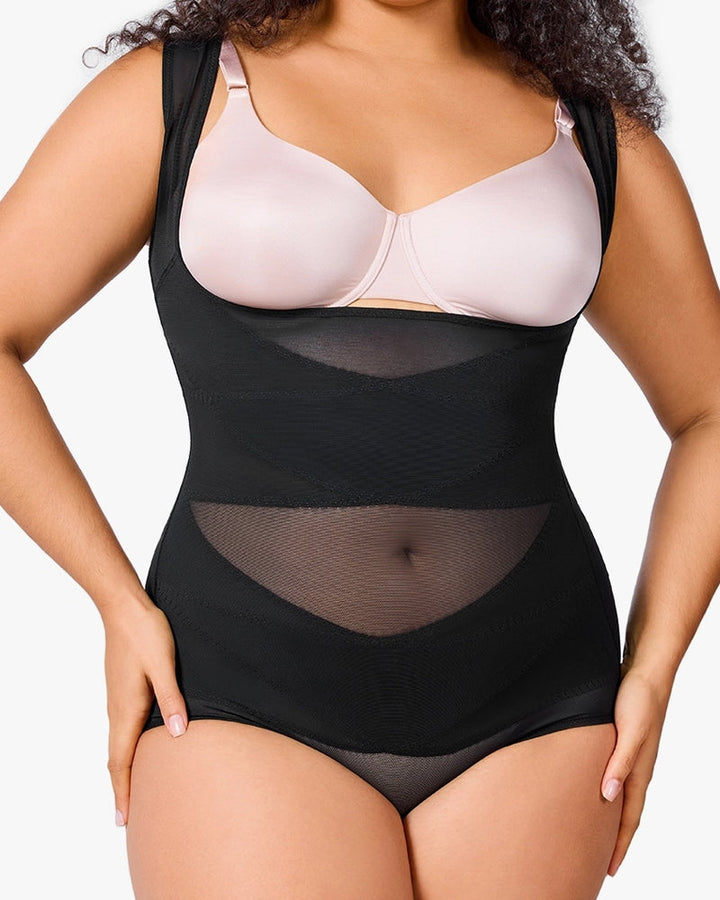 Prudence | Sheer-Mesh Control Bodysuit