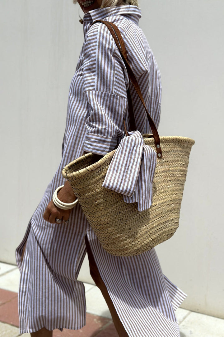 Sophia | The Must-Have Striped Shirt Dress