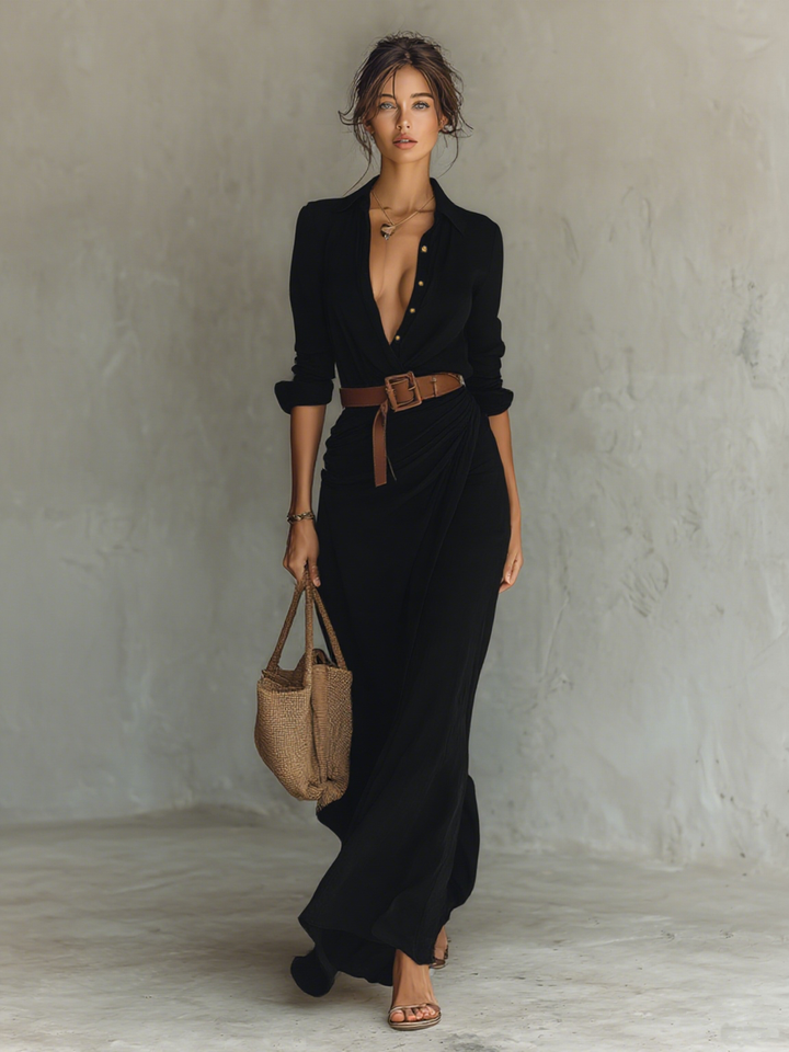 Aphrodite Silken Maxi Dress