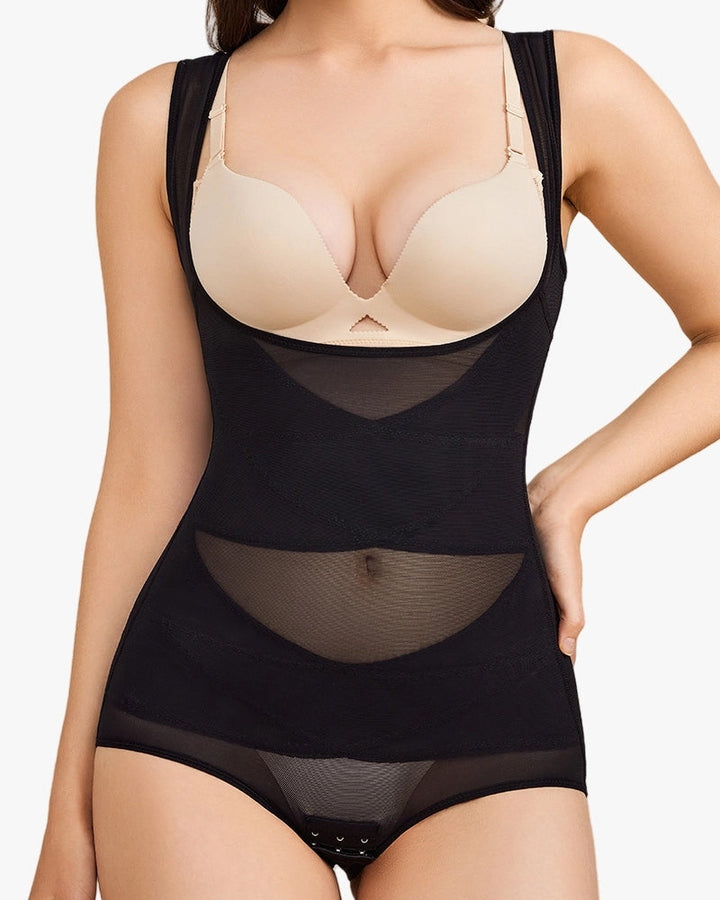 Prudence | Sheer-Mesh Control Bodysuit
