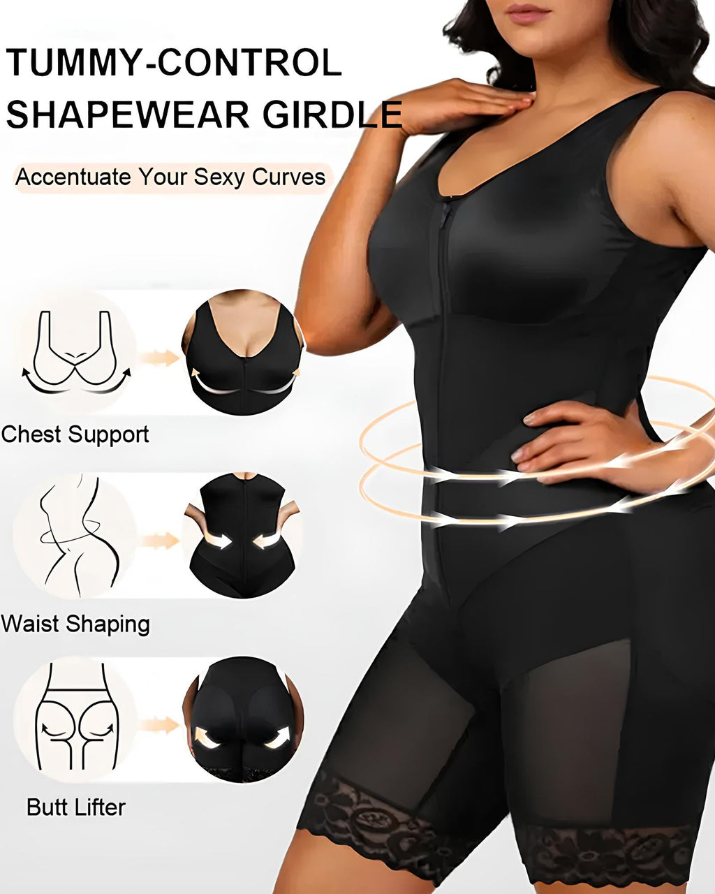 Cora | V-Shaped Tummy-Control Bodysuit