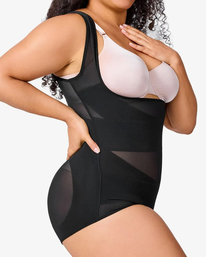Prudence | Sheer-Mesh Control Bodysuit