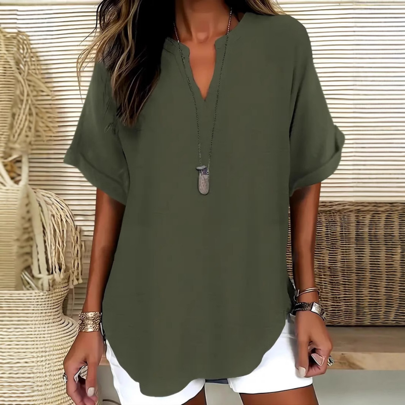 Danielle | Flattering V-Neck Top