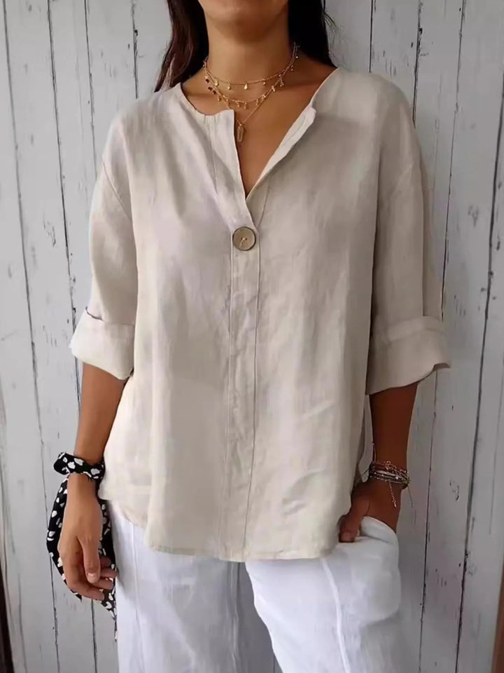 Samy | Linen-Blend Blouse