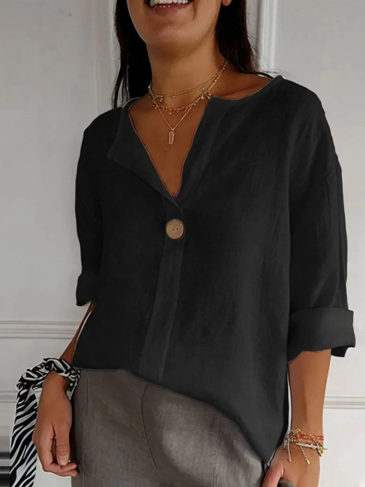 Samy | Linen-Blend Blouse