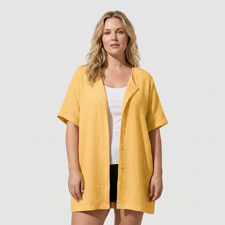 Lucie | Blouse with Playful Neckline