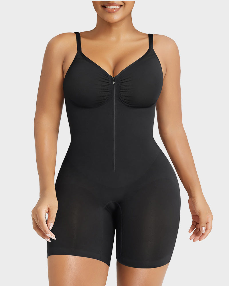 Doreen | Zip-Front Tummy-Control Bodysuit