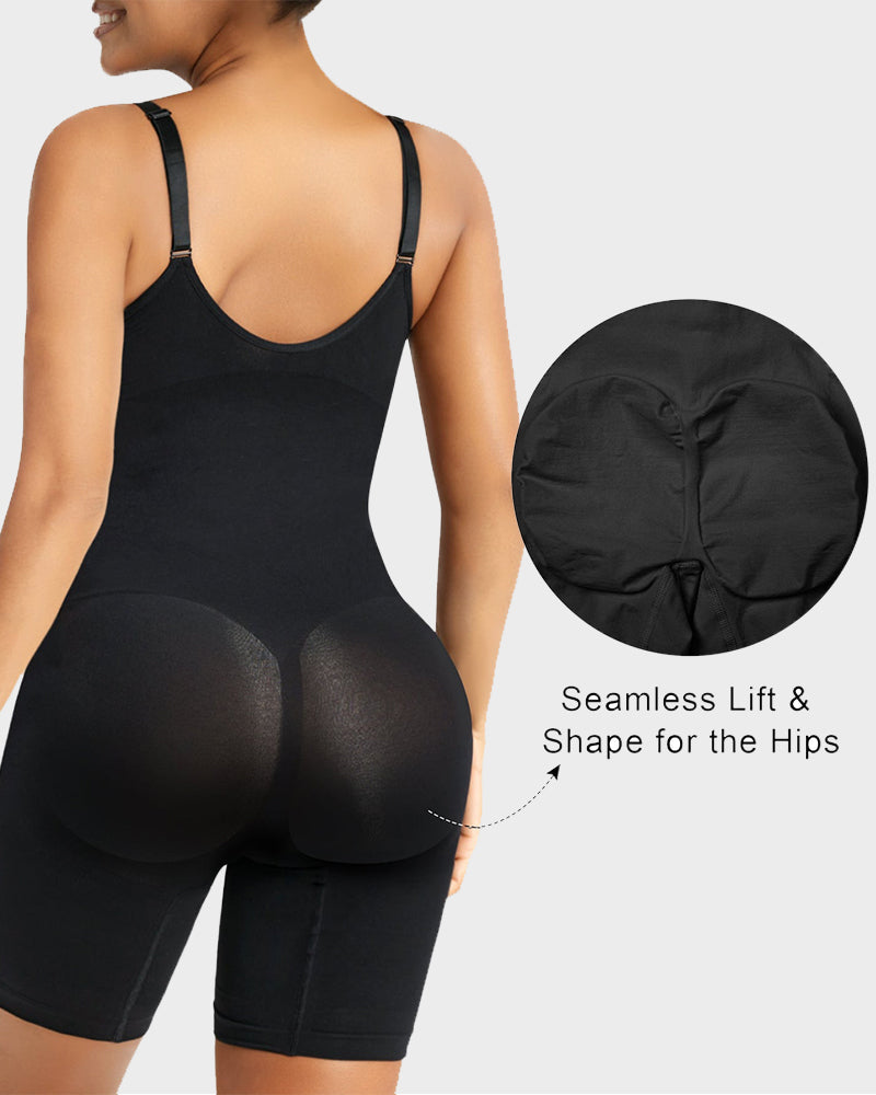 Doreen | Zip-Front Tummy-Control Bodysuit