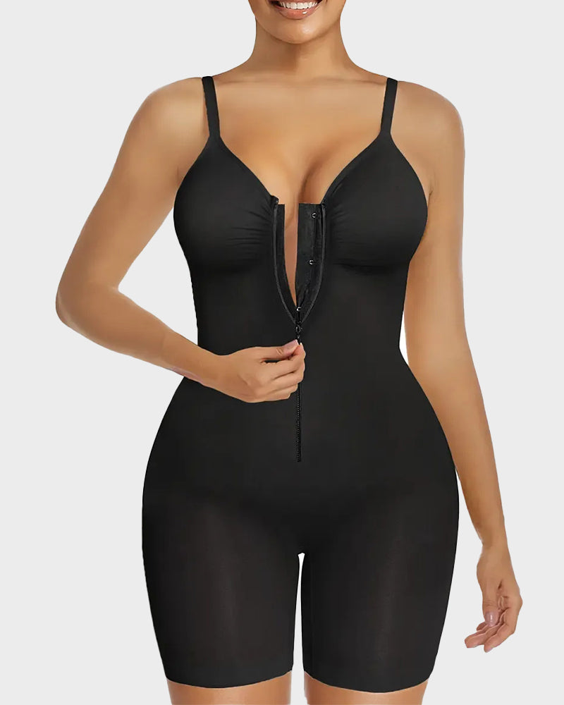 Doreen | Zip-Front Tummy-Control Bodysuit
