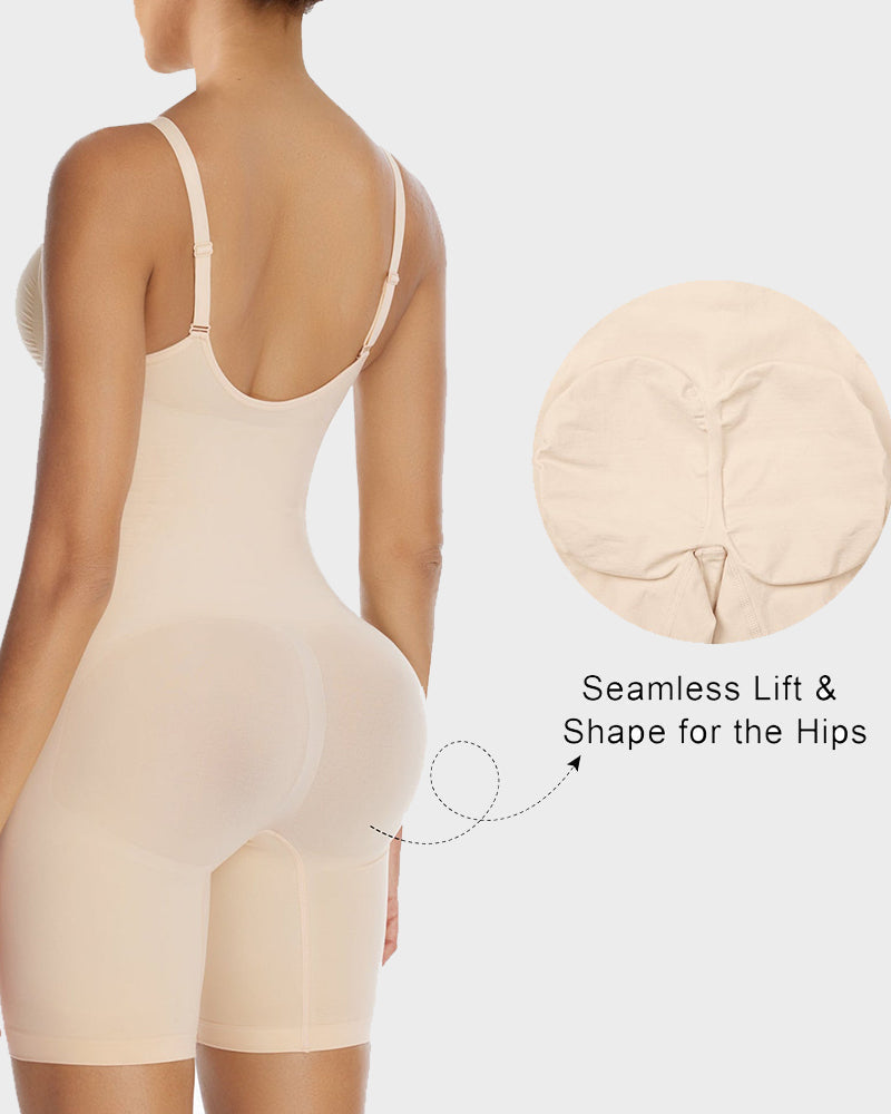 Doreen | Zip-Front Tummy-Control Bodysuit