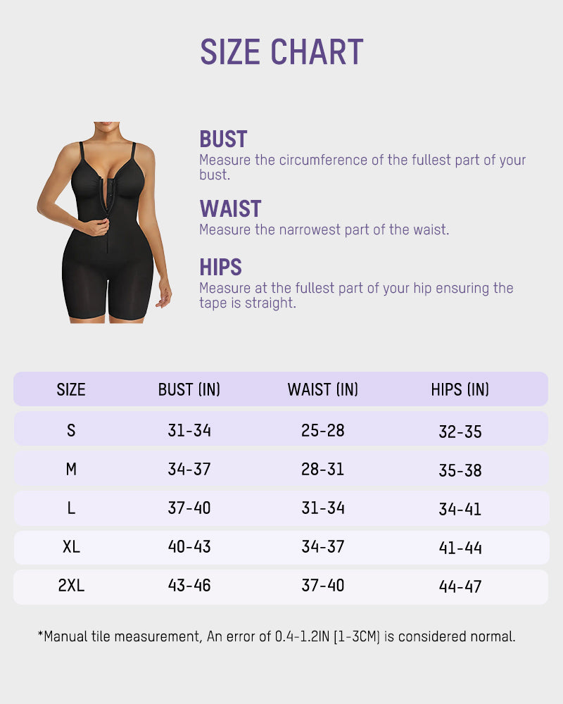 Doreen | Zip-Front Tummy-Control Bodysuit