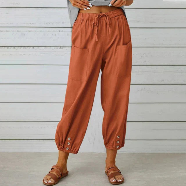 Leni | High Waist Relaxed Pants