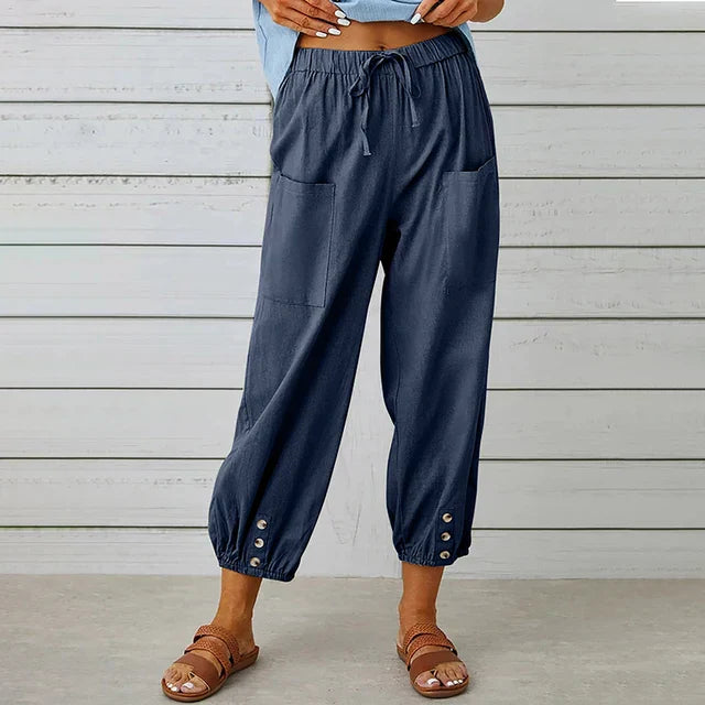Leni | High Waist Relaxed Pants