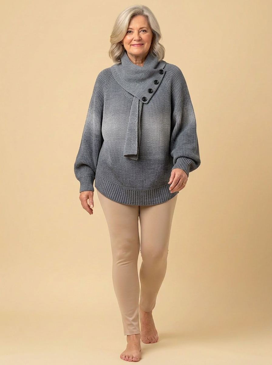 Arielle | Cozy Scarf-Neck Sweater