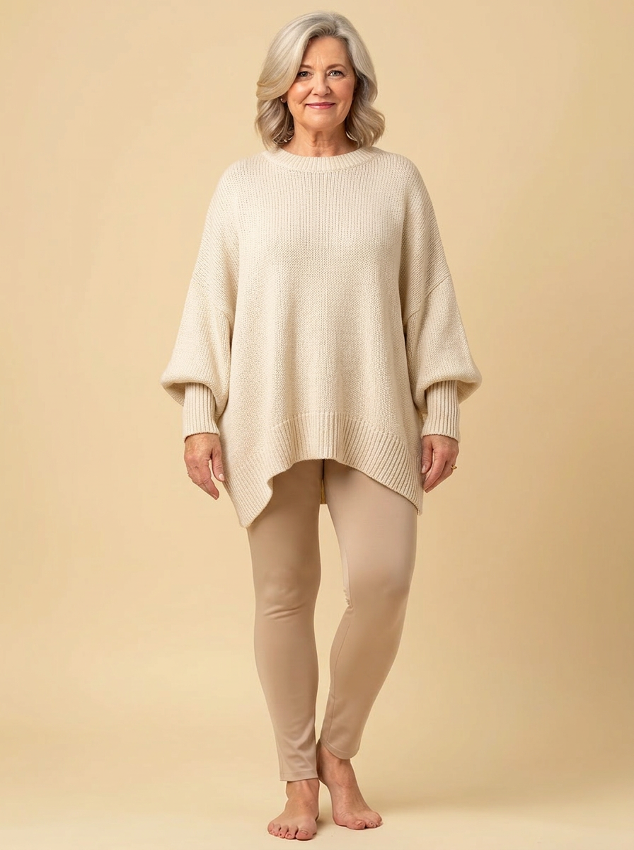 Aster | Oversized Poncho Sweater