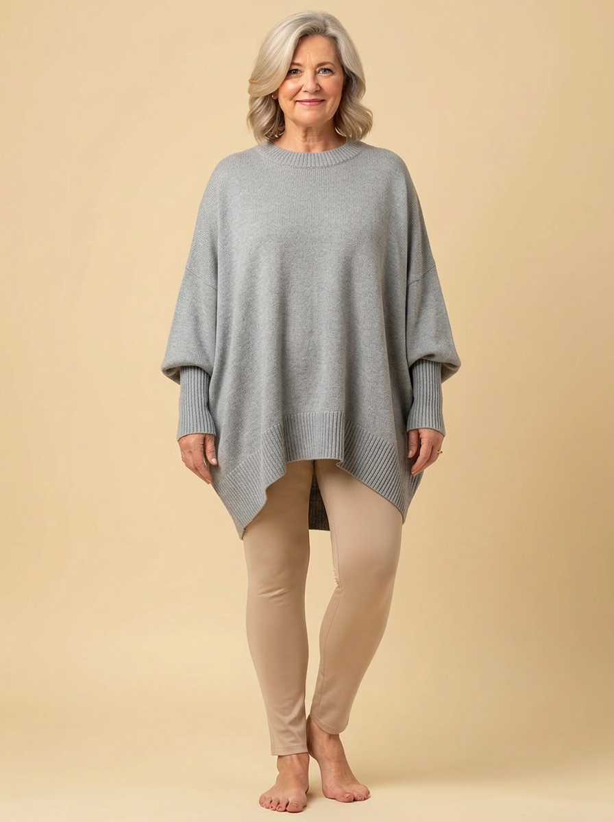 Aster | Oversized Poncho Sweater