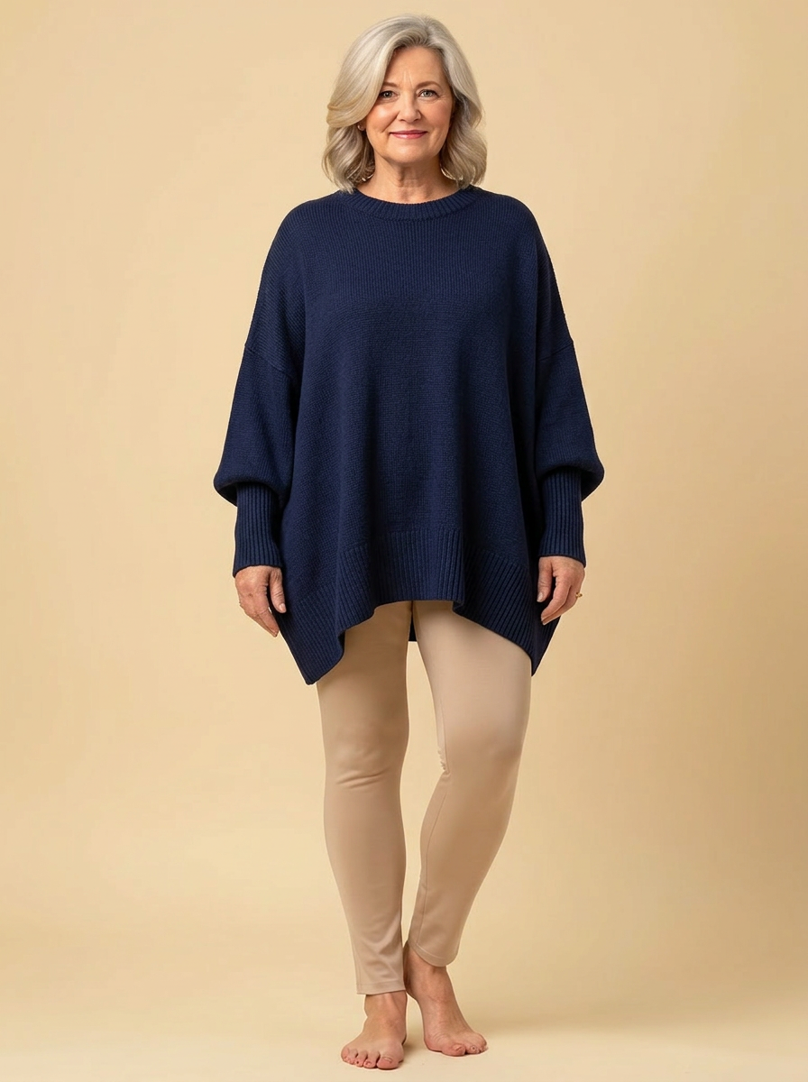 Aster | Oversized Poncho Sweater