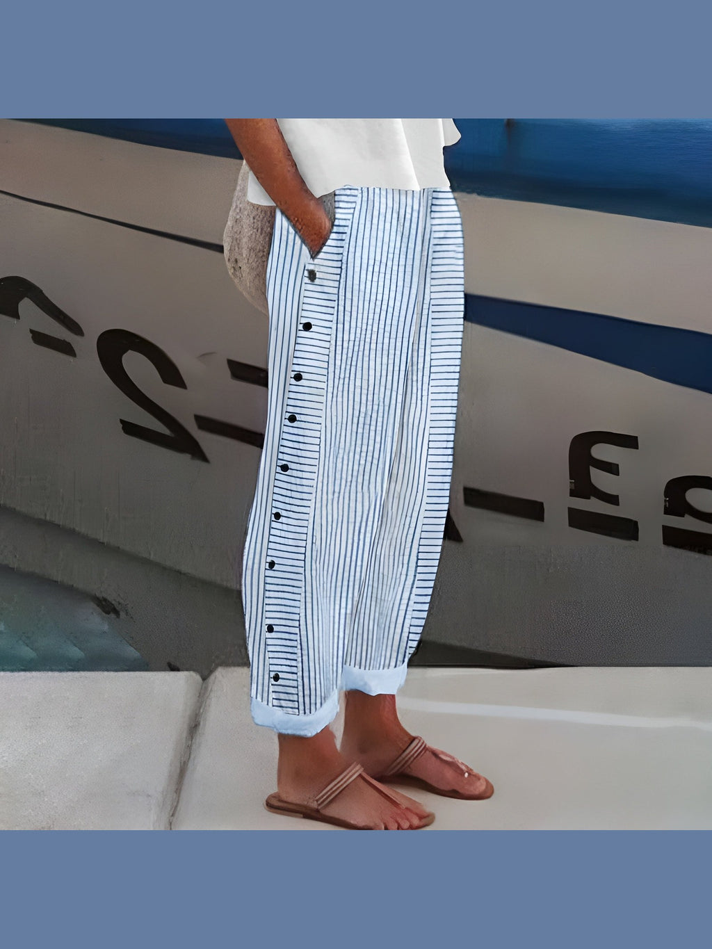 Barbara | Comfortable Pants with Side Pockets