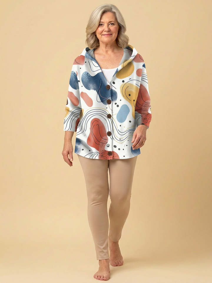 Cassidy | Artistic Warm Long Cardigan