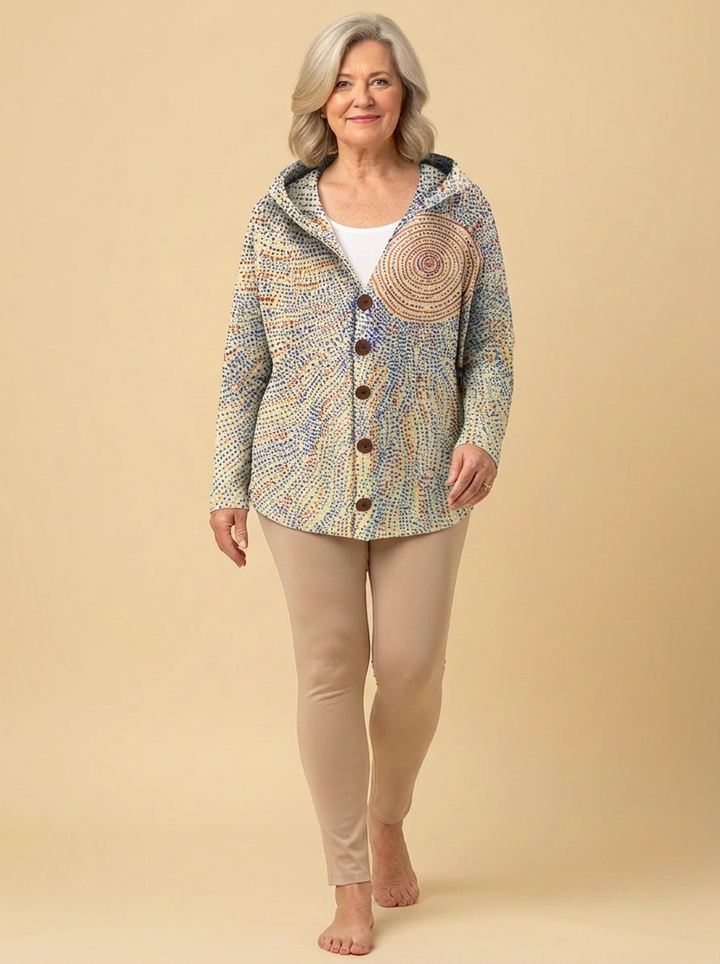 Cassidy | Artistic Warm Long Cardigan