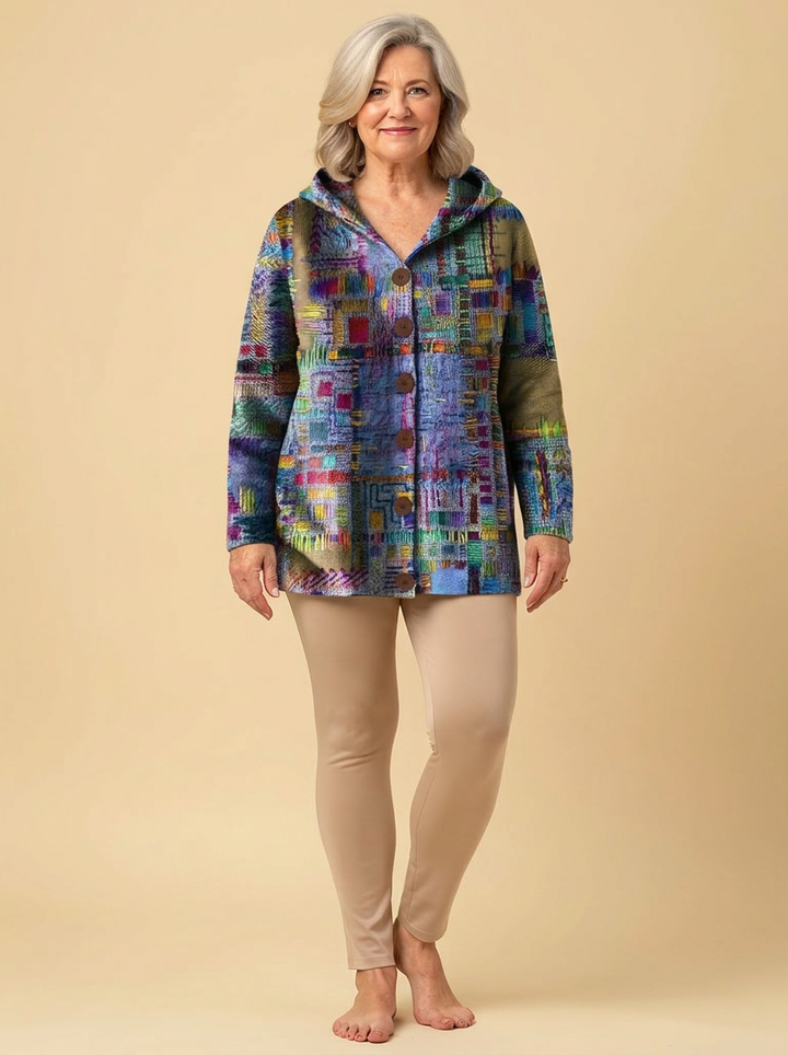 Cassidy | Artistic Warm Long Cardigan