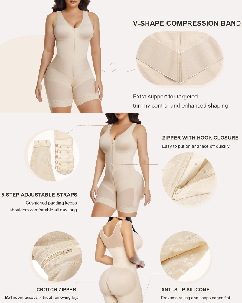 Cora | V-Shaped Tummy-Control Bodysuit