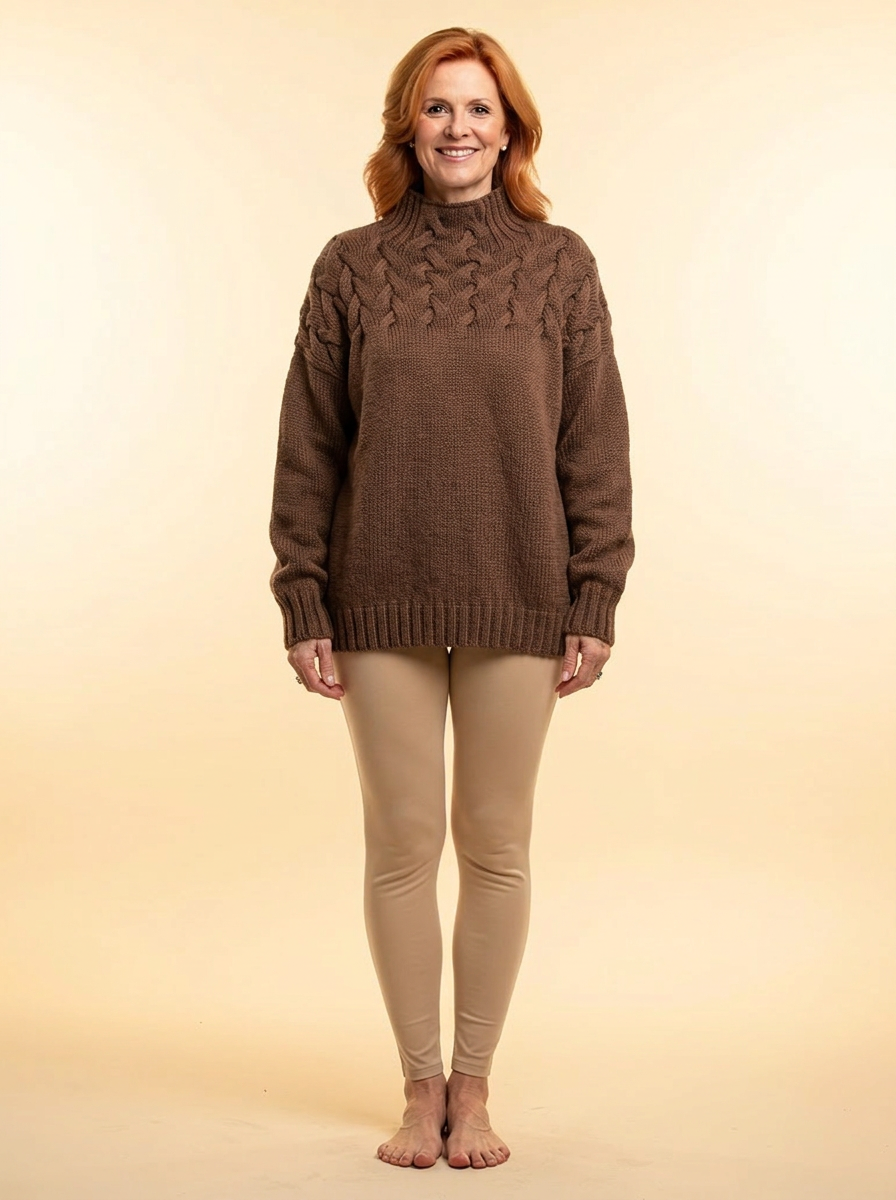 Elena | Warm Knitted Turtleneck